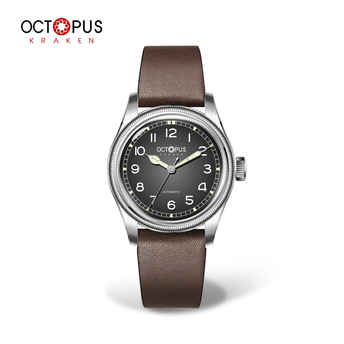Montre Octopus Kraken Automatique 38 mm – Cadran dégradé noir
