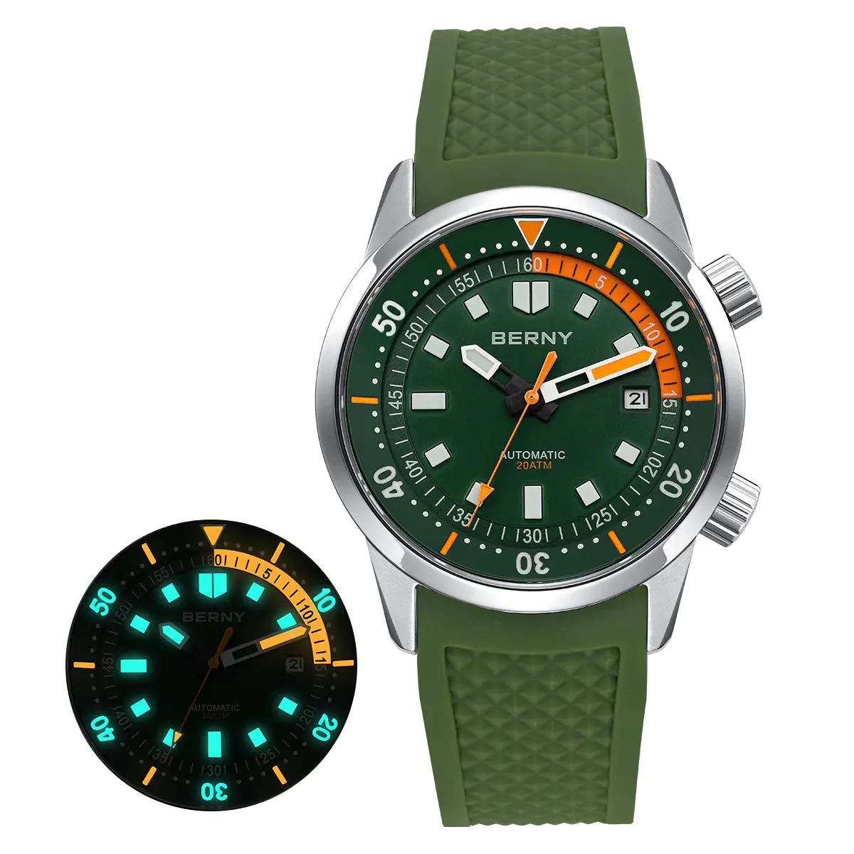 Montre Berny AM439M Automatique – Vert