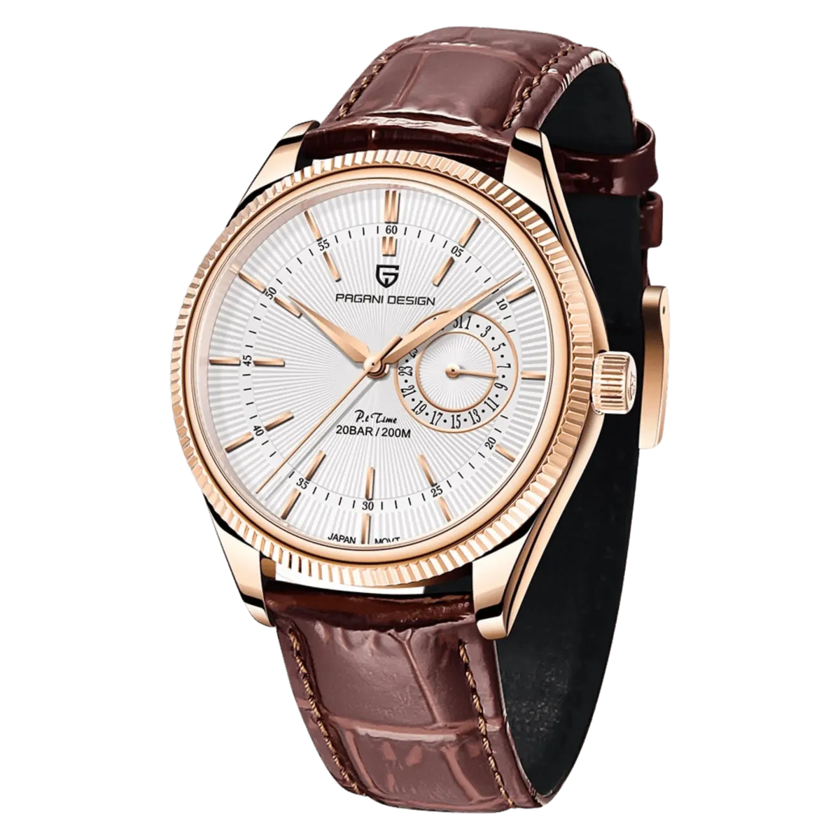 Montre Pagani Design PD-1689 Quartz 40 mm – Or blanc