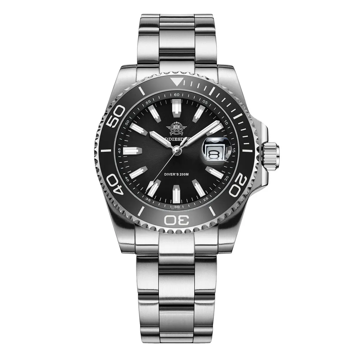Montre Addiesdive AD2510 Quartz 41 mm – Noir
