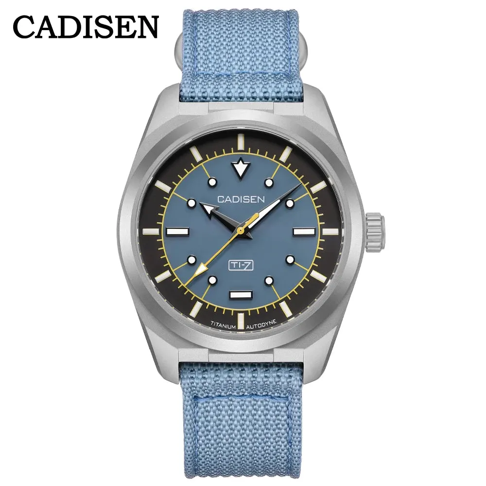 Montre Cadisen Automatique 40 mm – Bleu