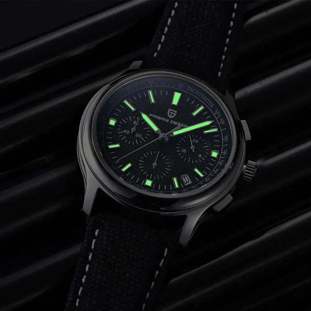Montre Pagani Design Méca-quartz 40 mm – Bleu