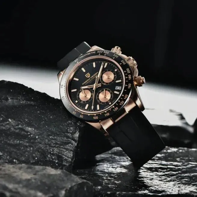 Montre Pagani Design Méca-quartz 40 mm – Café