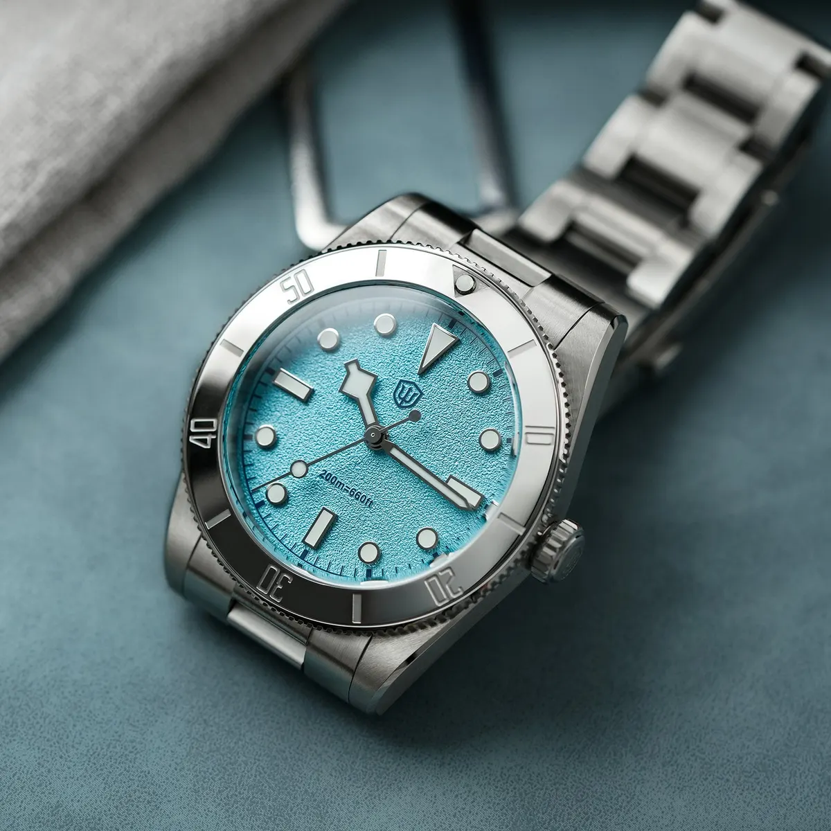 Montre Watchdives WD7922 Quartz 37 mm – Bleu clair