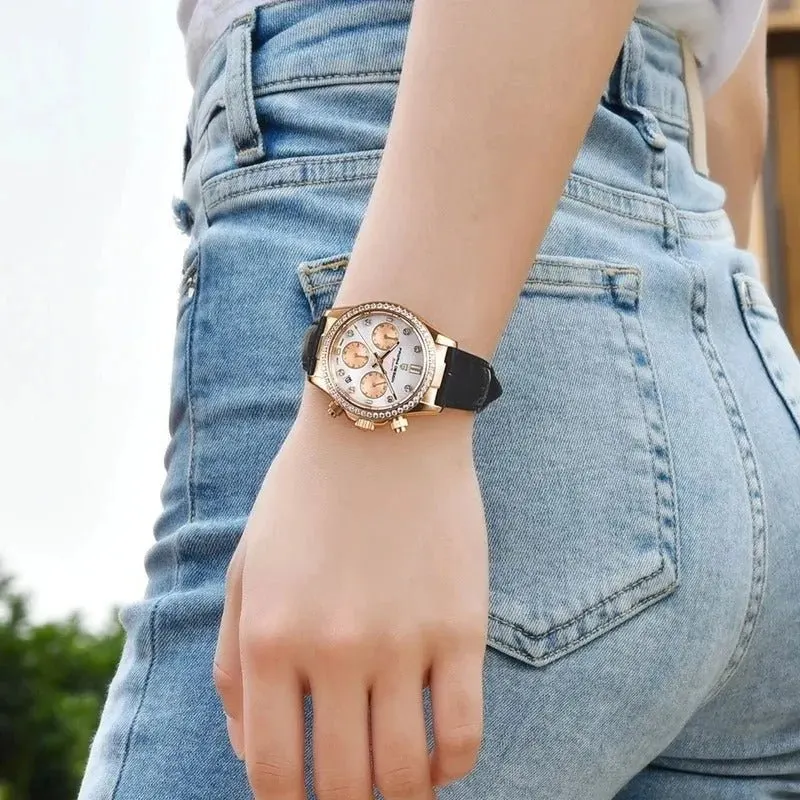 Montre Pagani Design Quartz 36 mm – Blanc