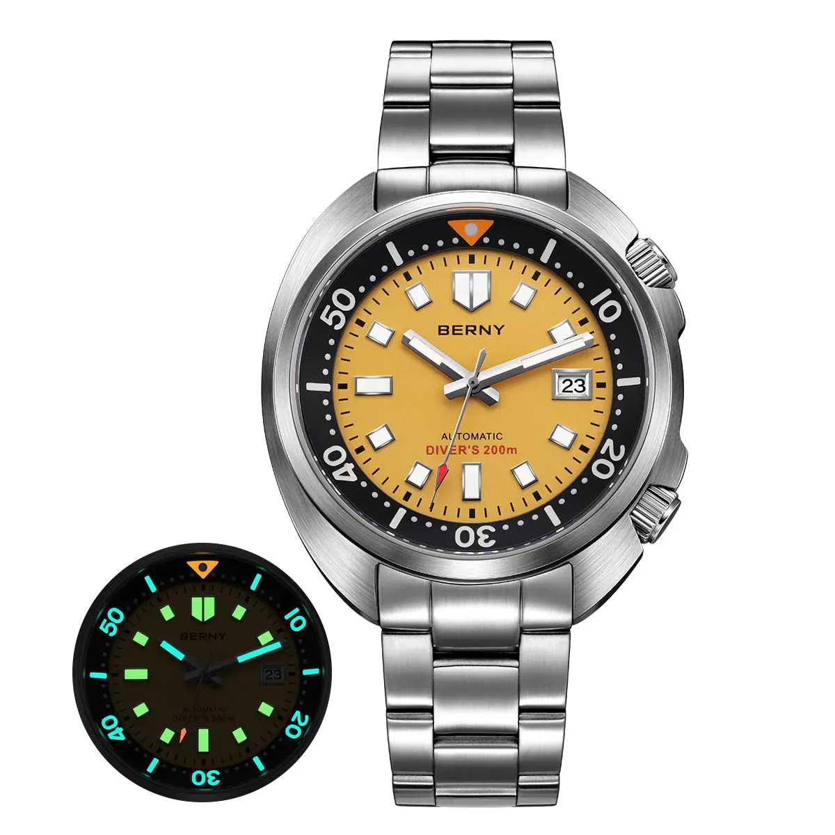 Montre Berny AM1970MS Automatique – Jaune