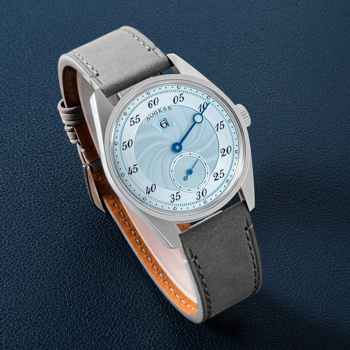 Montre Sugess S451-1 – Bracelet gris cuir