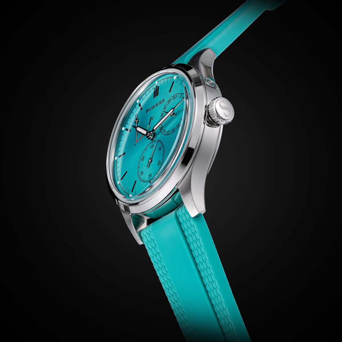Montre Sugess S458 – Cadran bleu clair