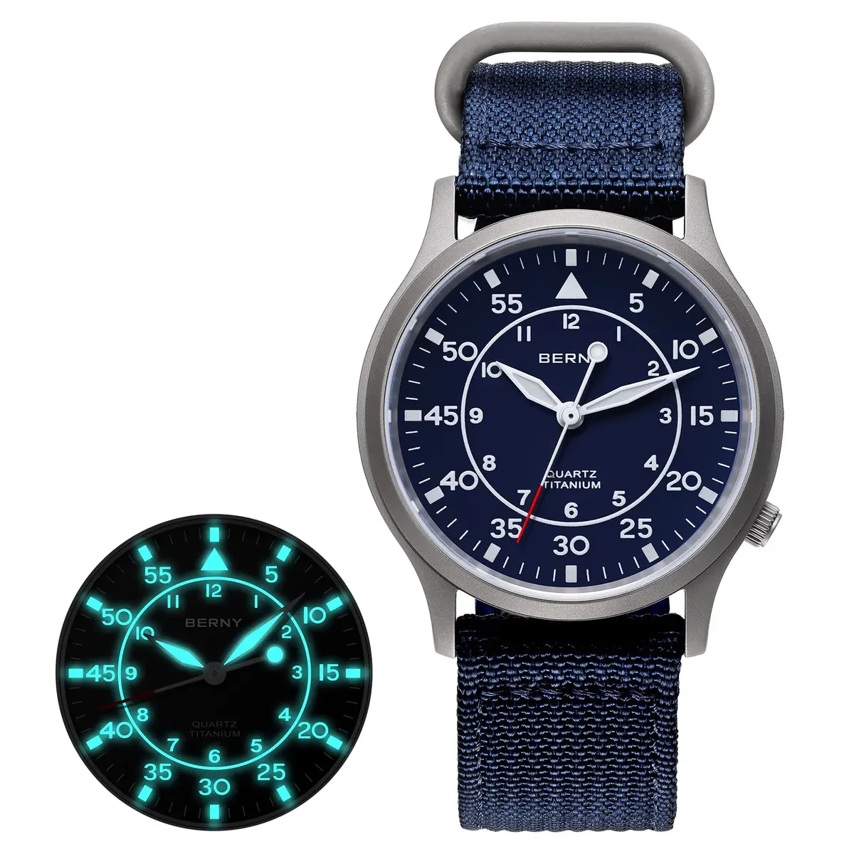 Montre Berny T2566M Quartz – Bleu