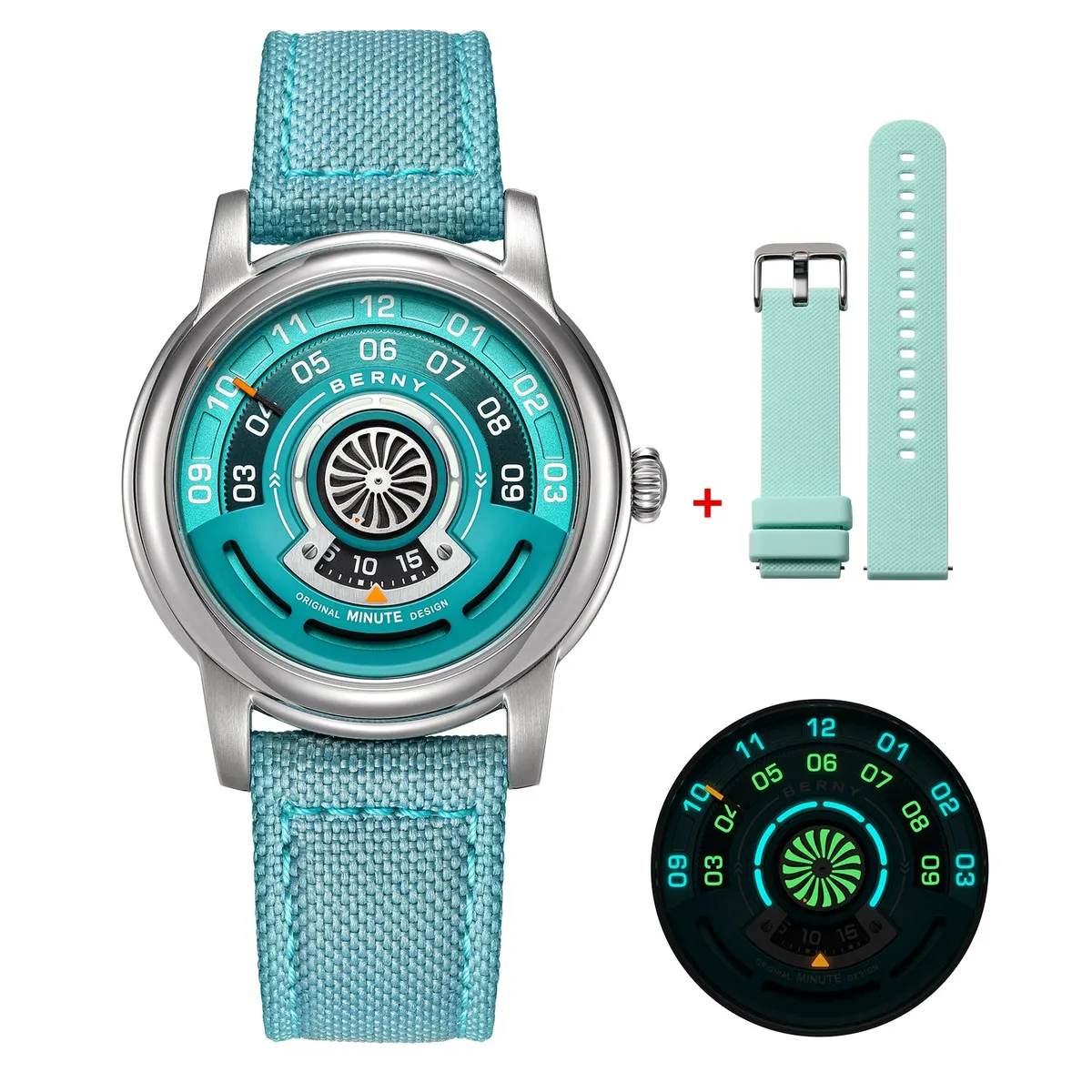 Montre Berny AM160L Automatique 36 mm – Réf. AM160L-MGN