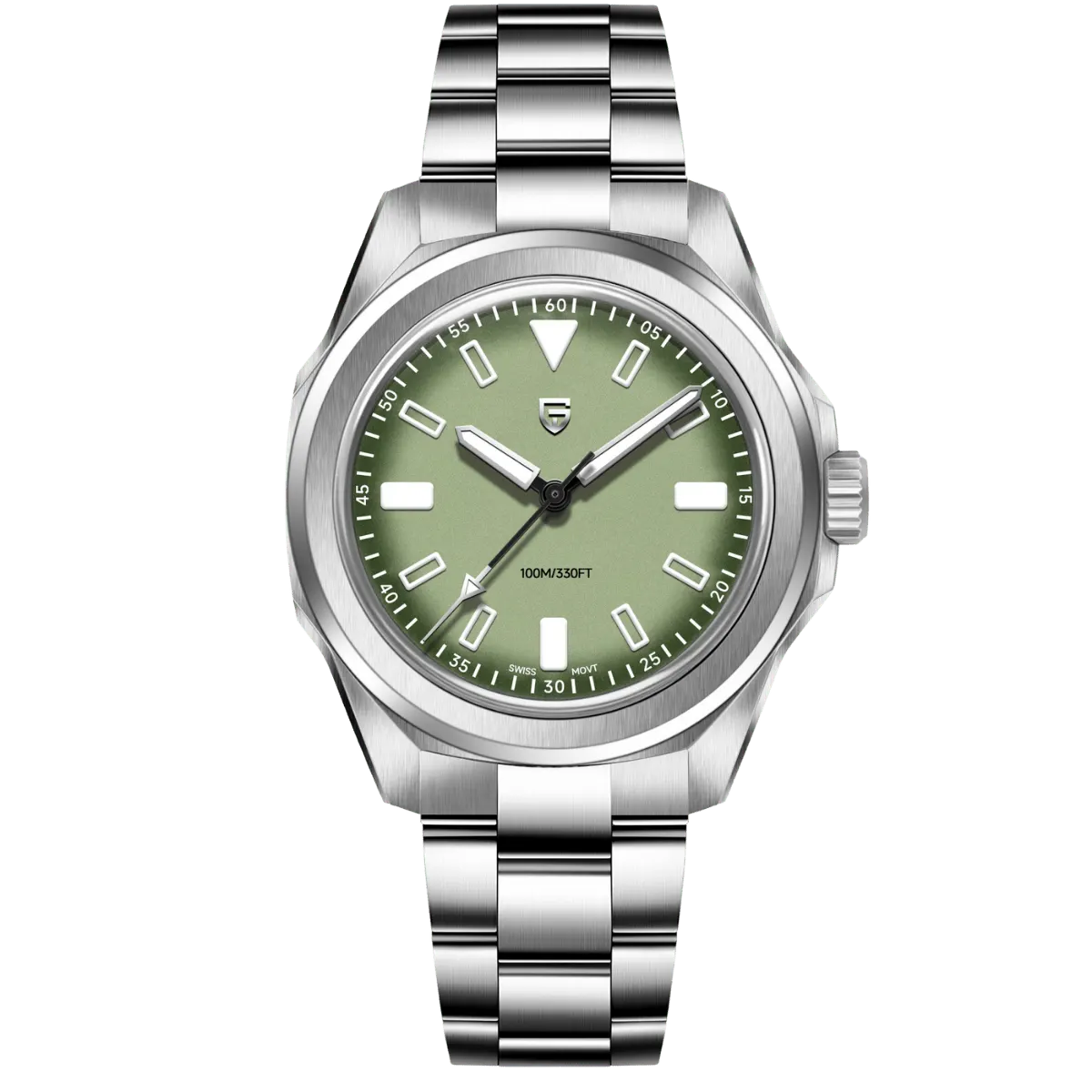 Montre Pagani Design PD-YS038 Quartz 40 mm – Vert