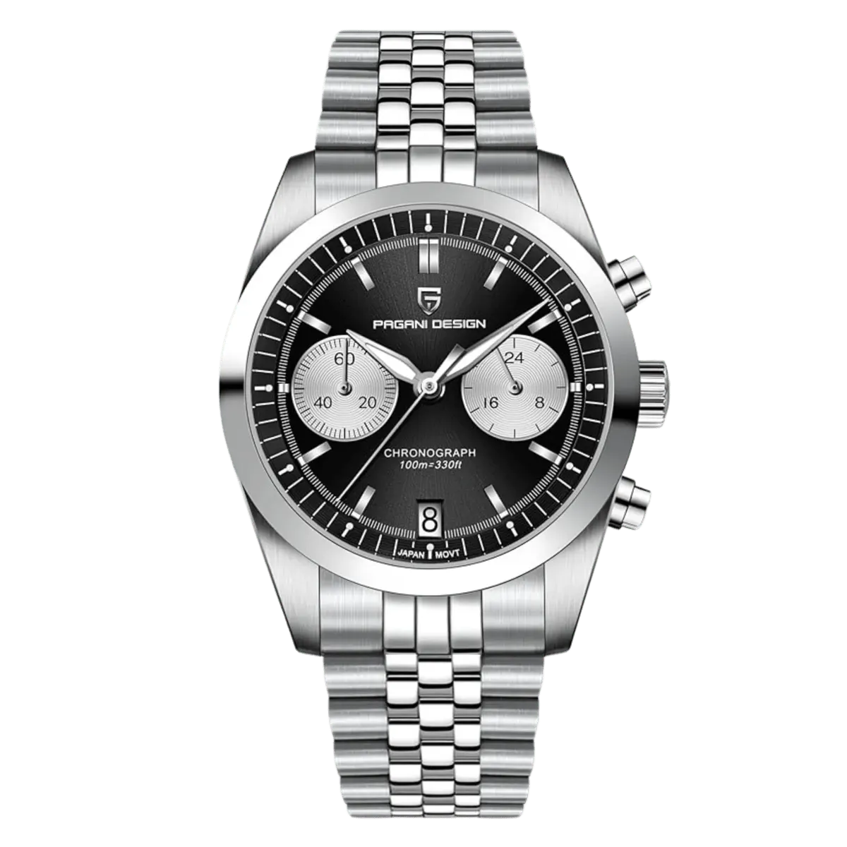 Montre Pagani Design PD-1775 Méca-quartz 37,5 mm – Noir