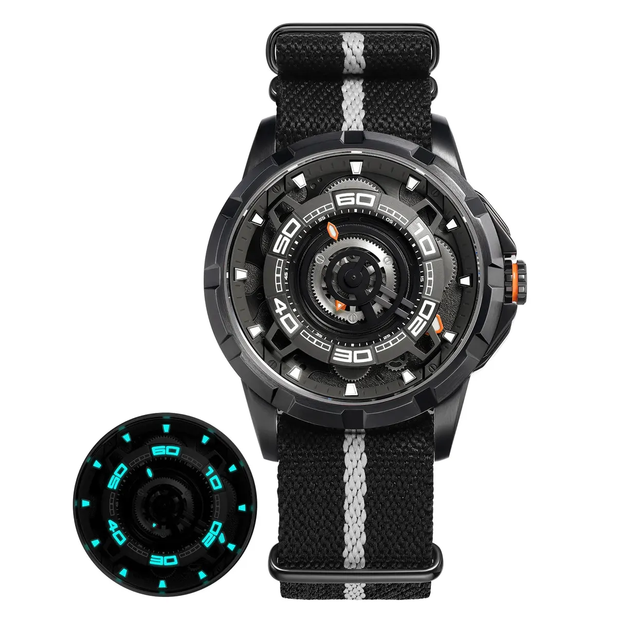 Montre Berny AM198MNY Automatique – Réf. AM198MNY-BLK-1