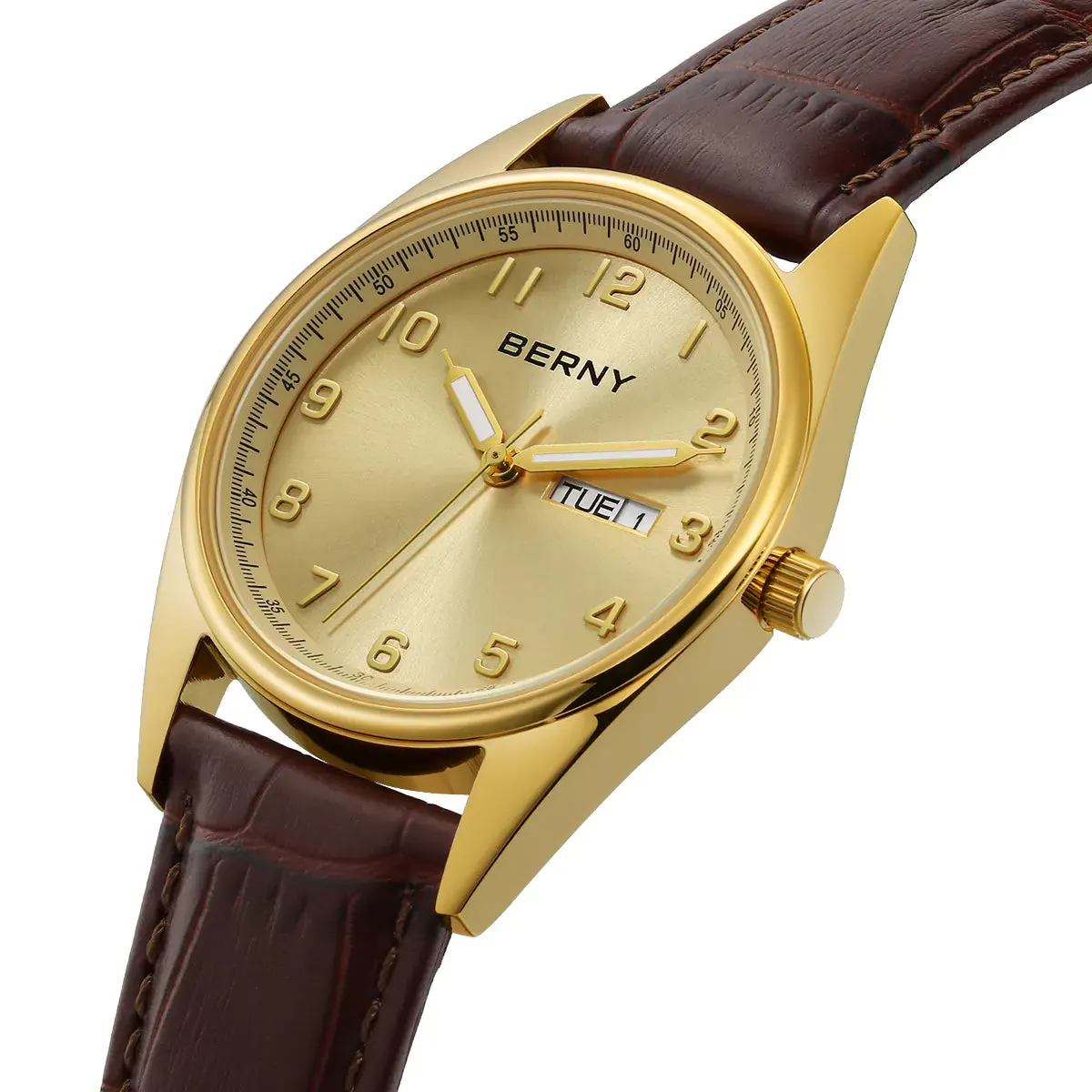 Montre Berny Quartz – Or / Or