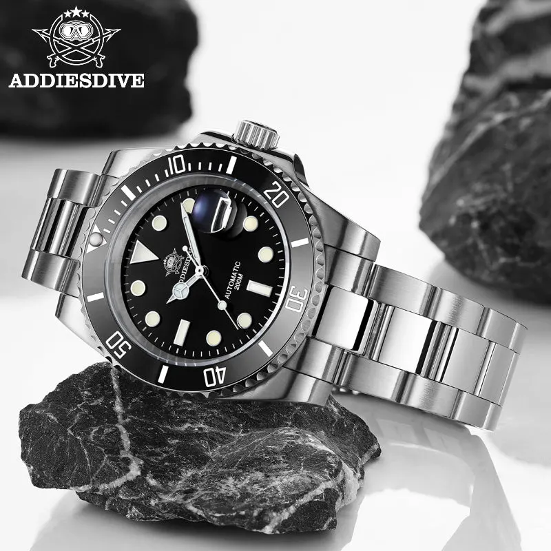 Montre Addiesdive Automatique 41 mm – NH35 / Noir