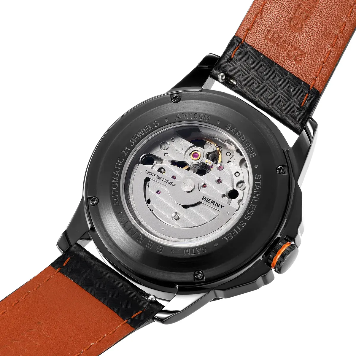 Montre Berny AM198M-BLK – Orange