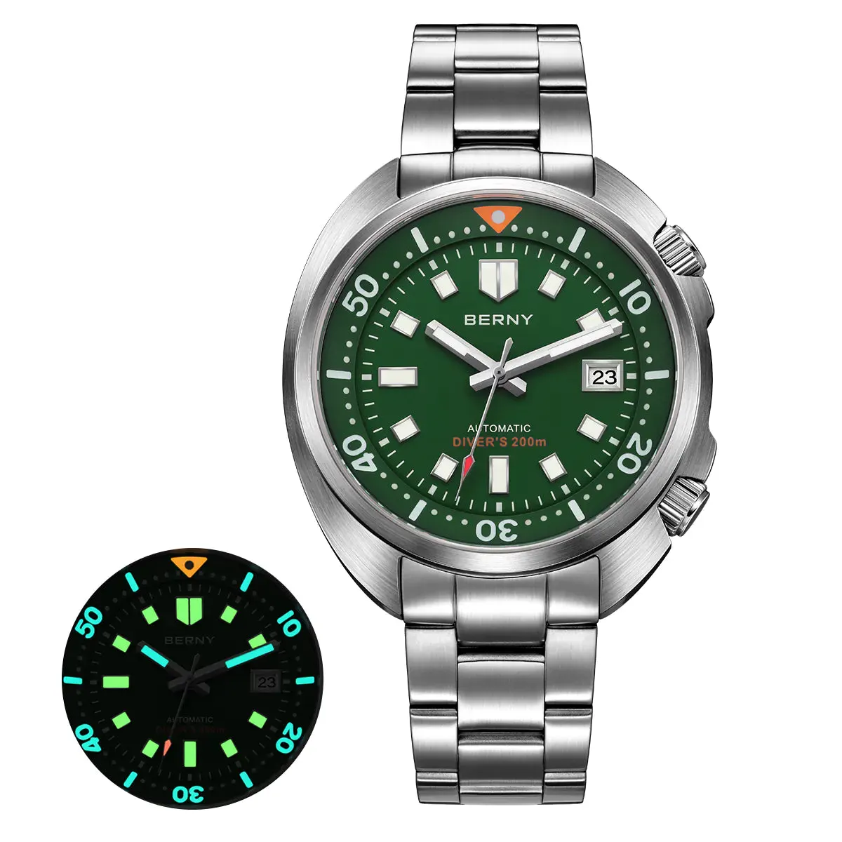 Montre Berny AM1970MS Automatique – Vert foncé