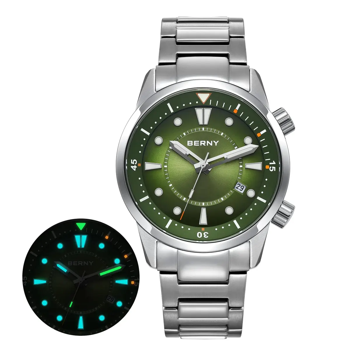 Montre Berny AM539MS Automatique – Vert