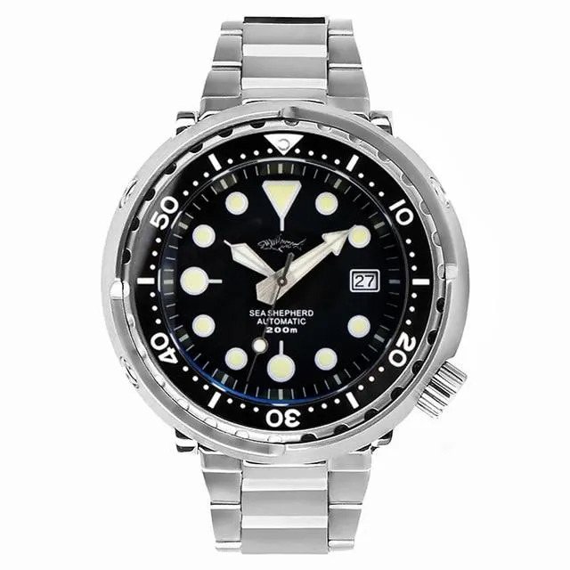 Montre Heimdallr Automatique 47 mm – Noir / Acier inoxydable