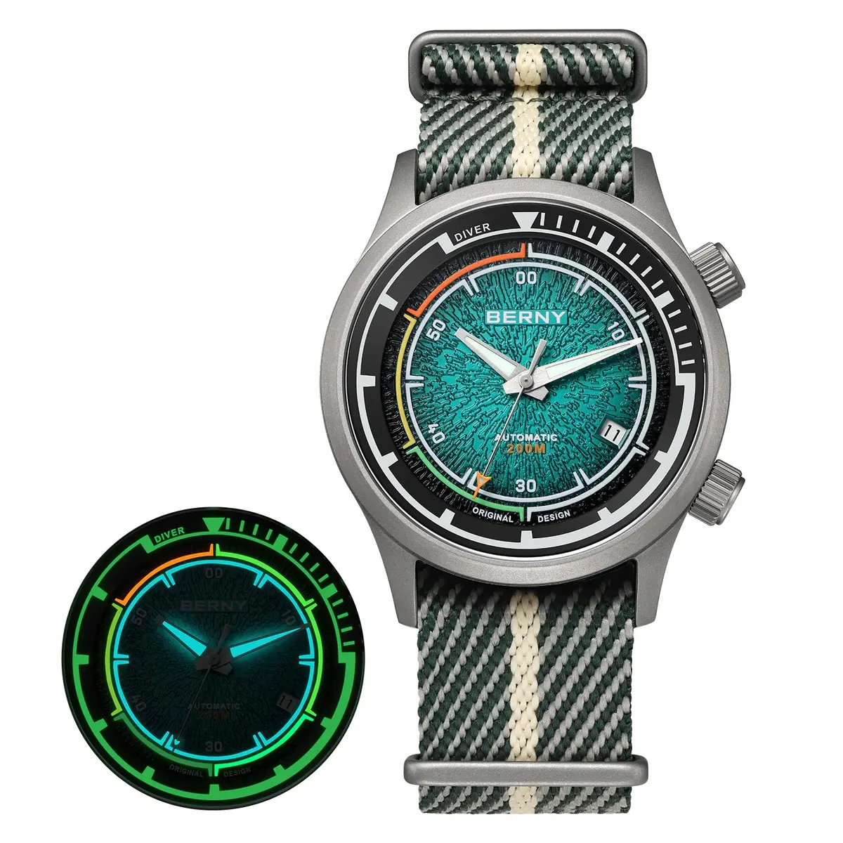 Montre Berny AMT159MNY Automatique – Réf. AMT159MNY-MGN