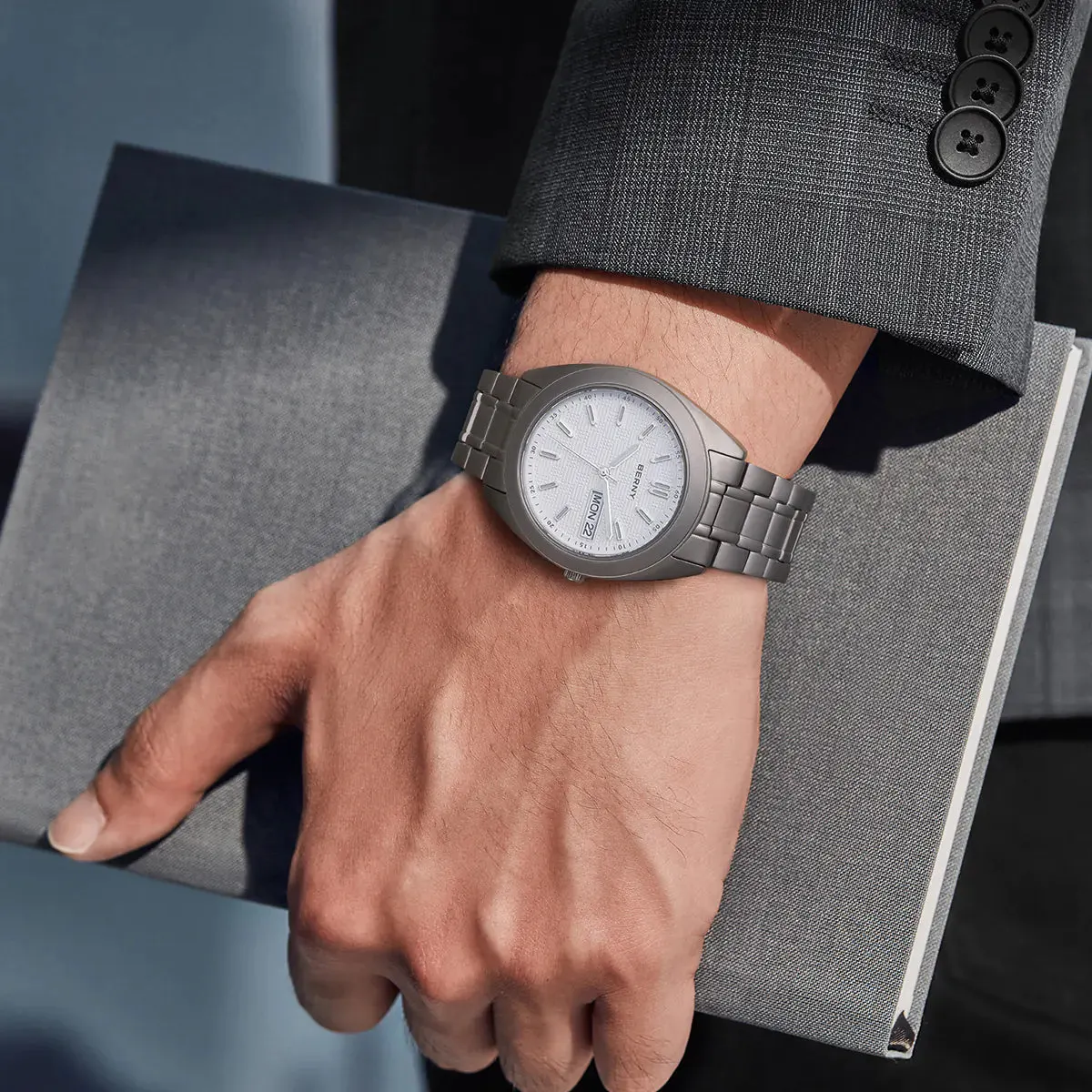 Montre Berny T2597MS – Blanc