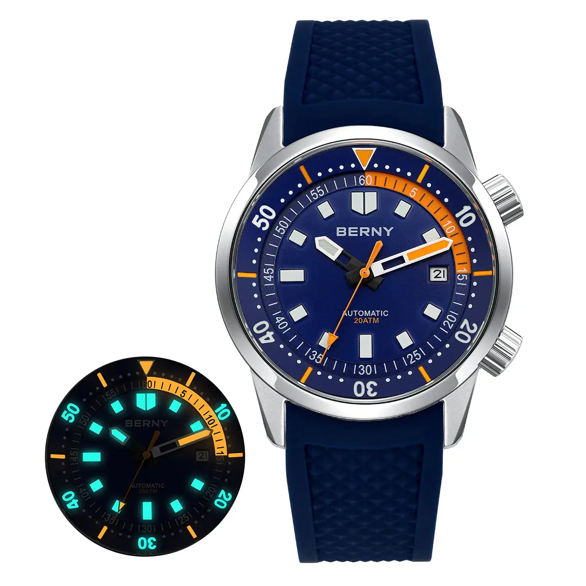 Montre Berny AM439M Automatique – Bleu
