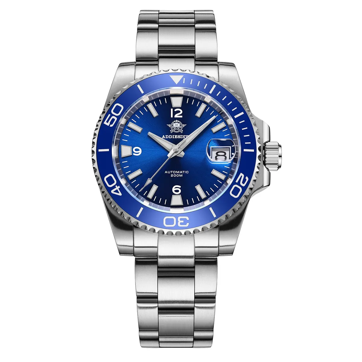 Montre Addiesdive AD2085 Automatique 42,6 mm – Bleu