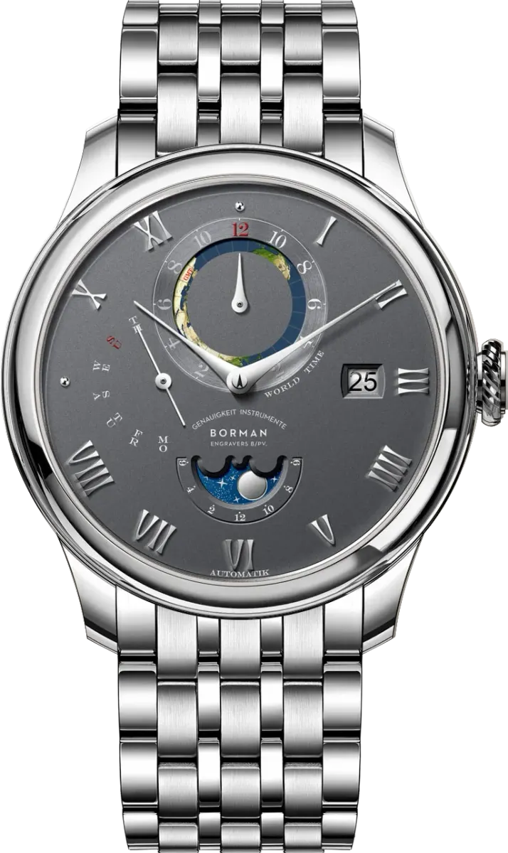 Montre Borman Automatique 40 mm – Argent