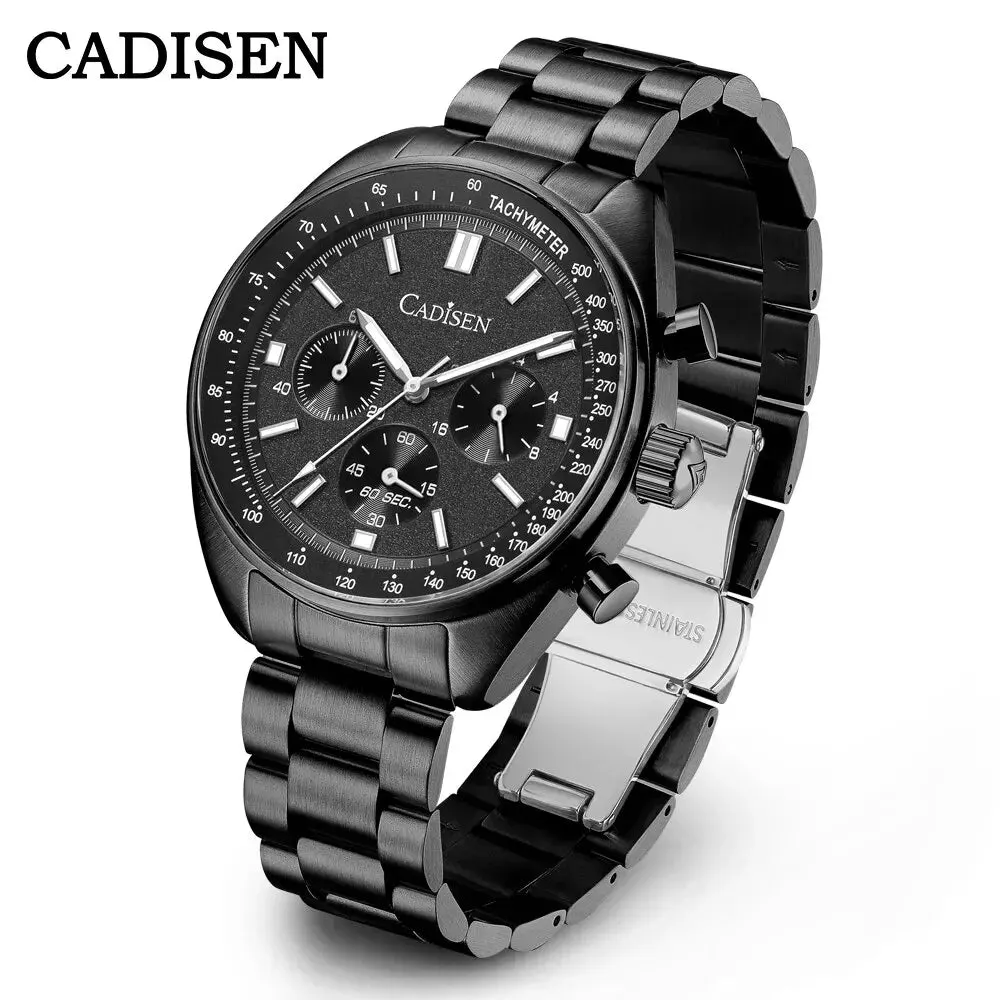 Montre Cadisen C7063 Quartz 42 mm – Noir