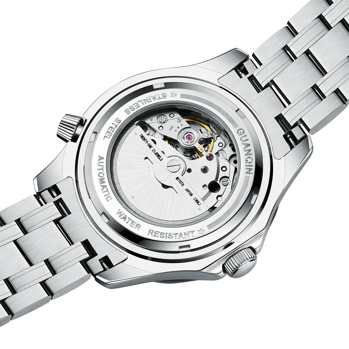 Montre Guanqin Automatique – Or noir