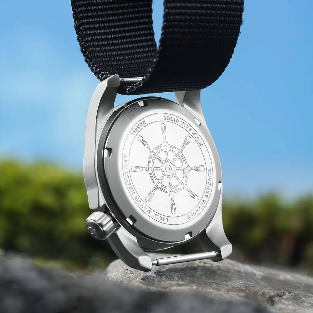 Montre Boderry Automatique 40 mm – Bracelet blanc