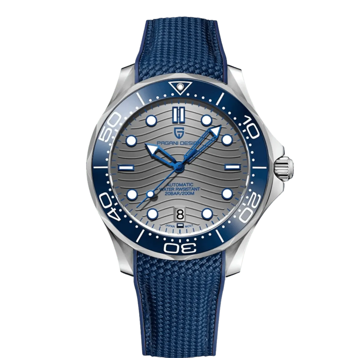 Montre Pagani Design PD-1685 Automatique 42 mm – Gris / Nylon