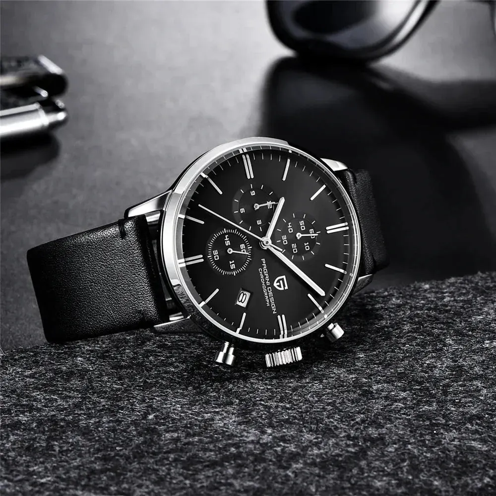 Montre Pagani Design PD-2720K – Or noir / Cuir