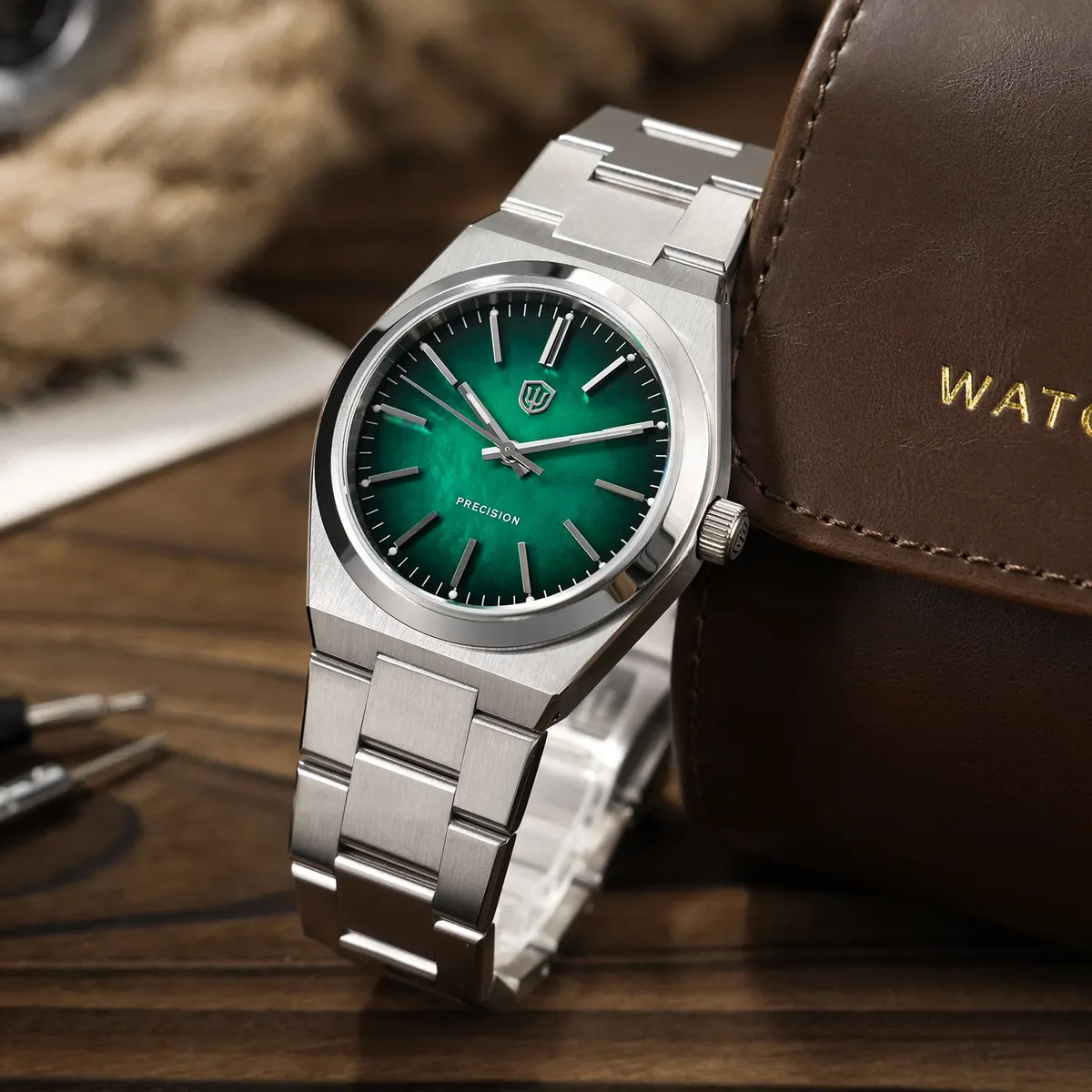 Montre Watchdives WD0012 Quartz 37 mm – Noir nacre
