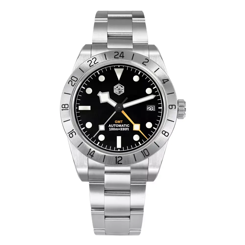 Montre San Martin SN0054-G Automatique 39 mm – Noir mat