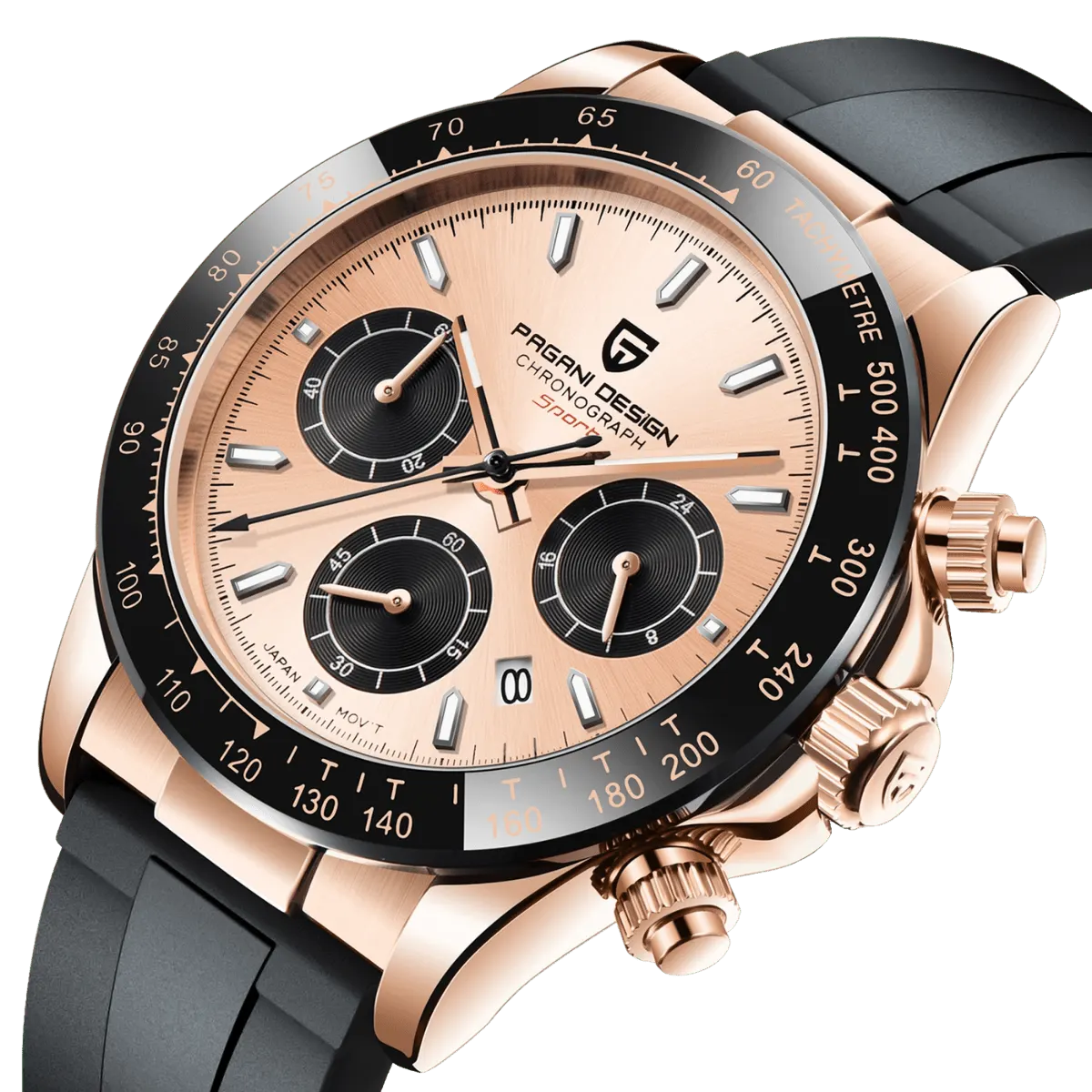 Montre Pagani Design Méca-quartz 40 mm – Café
