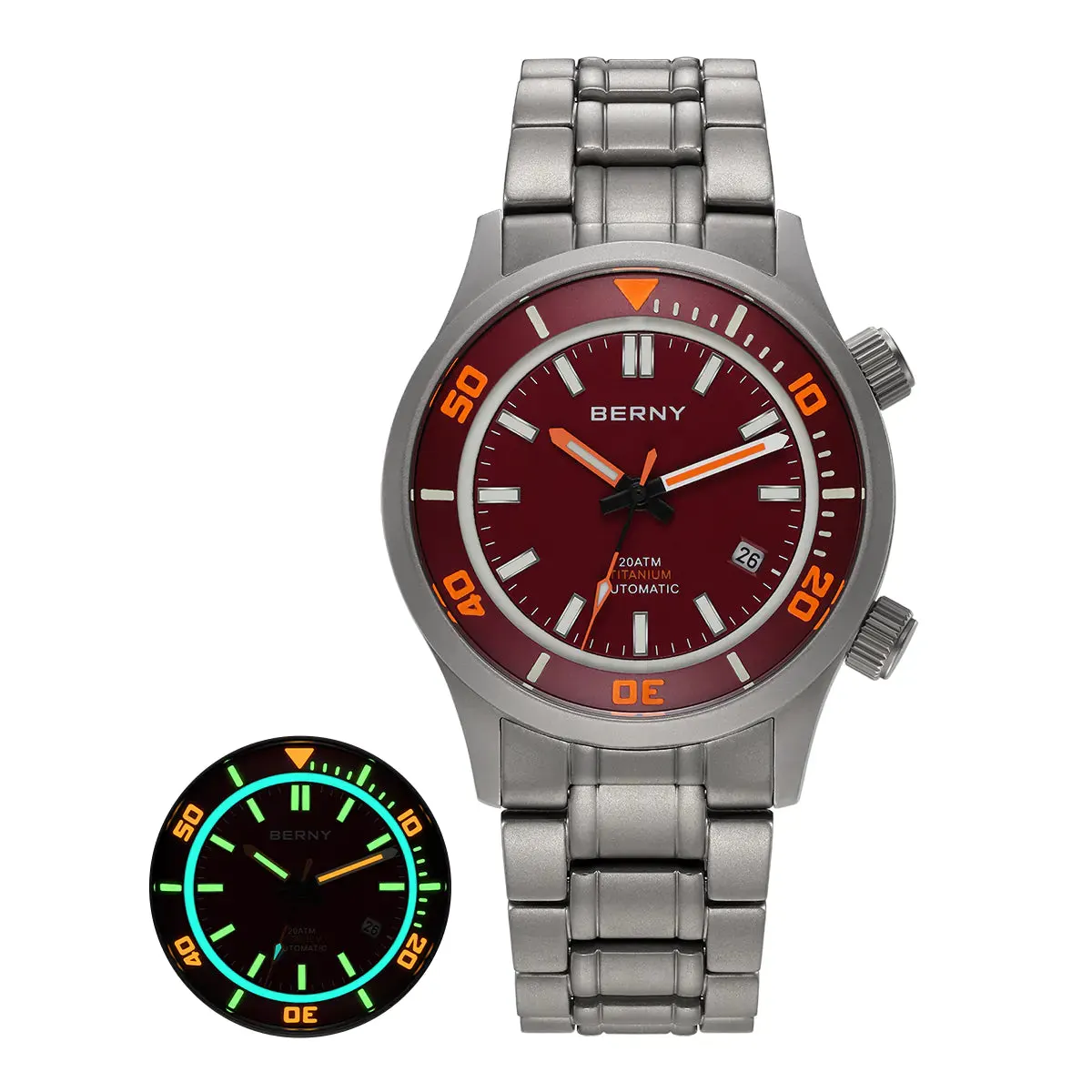 Montre Berny AMT149MS Automatique – Rouge