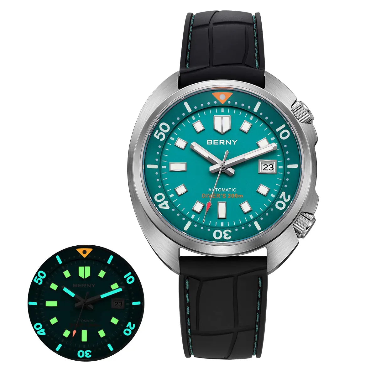 Montre Berny AM1970M Automatique – Réf. AM1970M-MGN
