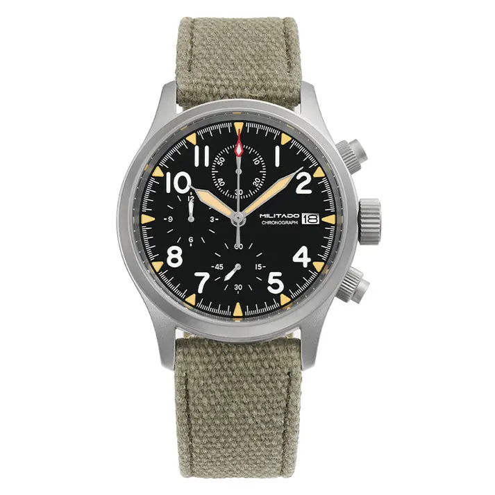 Montre Militado ML1868-2 Méca-quartz 39 mm – Bracelet vert