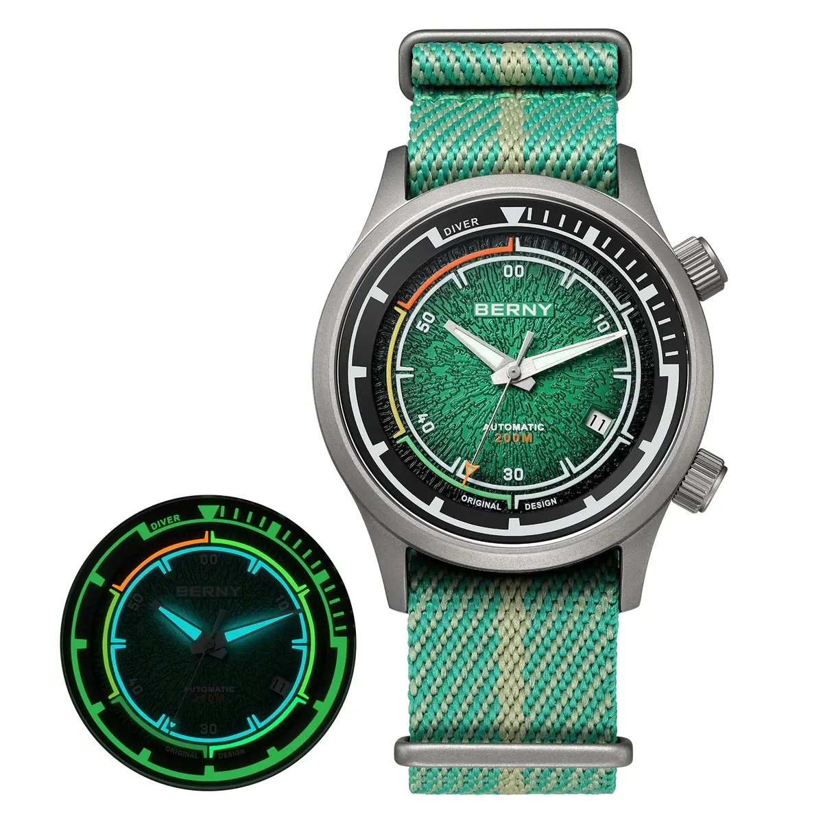 Montre Berny AMT159MNY Automatique – Vert