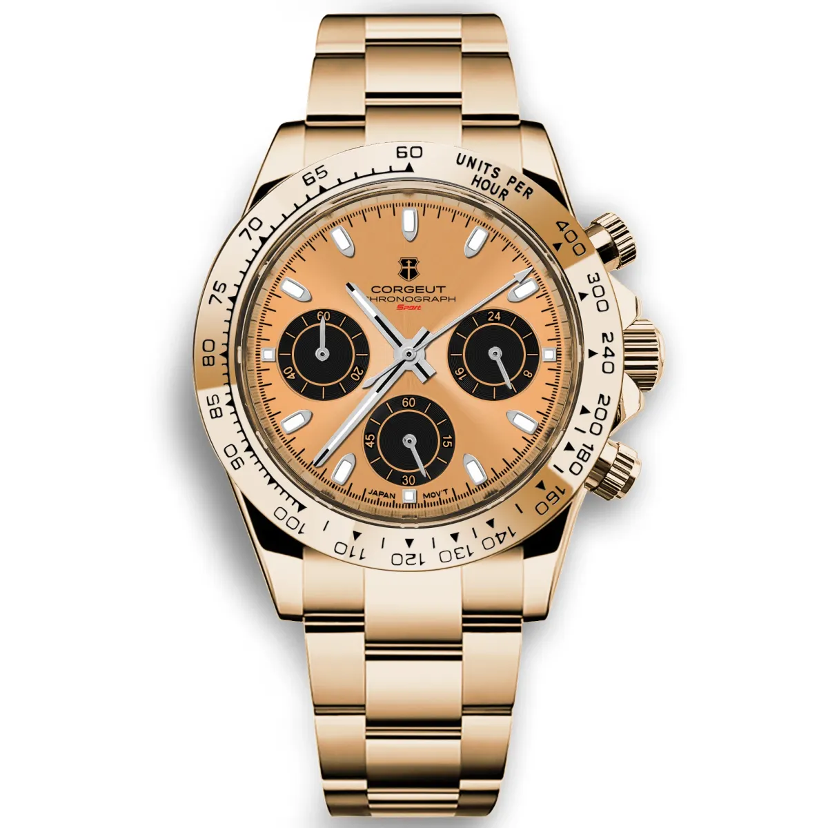 Montre Corgeut Méca-quartz 39 mm – Version 8
