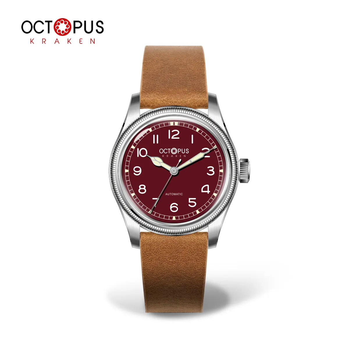 Montre Octopus Kraken Automatique 38 mm – Rouge