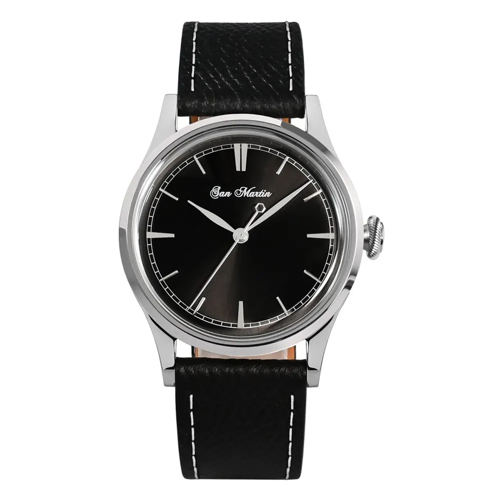 Montre San Martin 6004 Quartz 38 mm – Noir