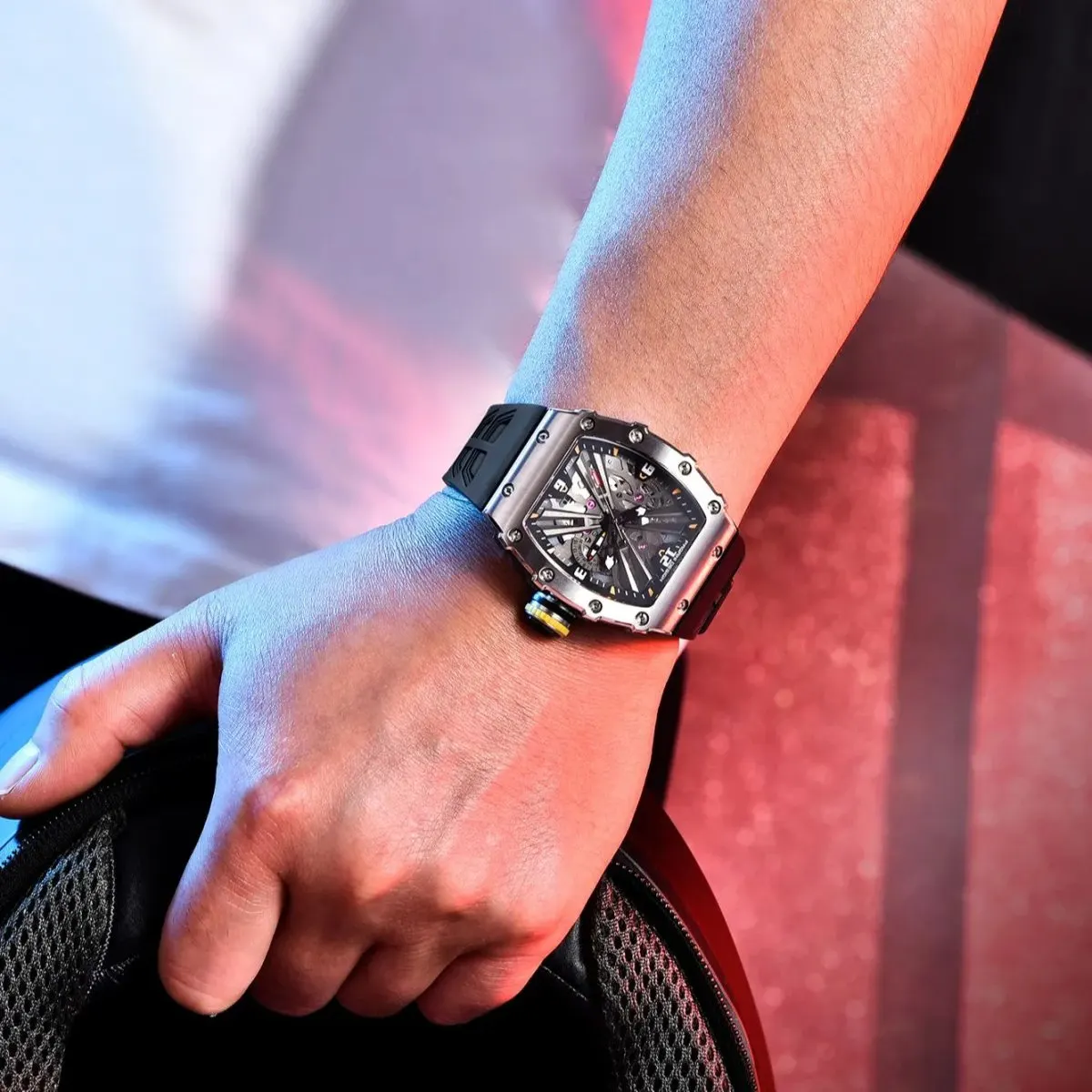 Montre Pagani Design Quartz 42 mm – Bleu