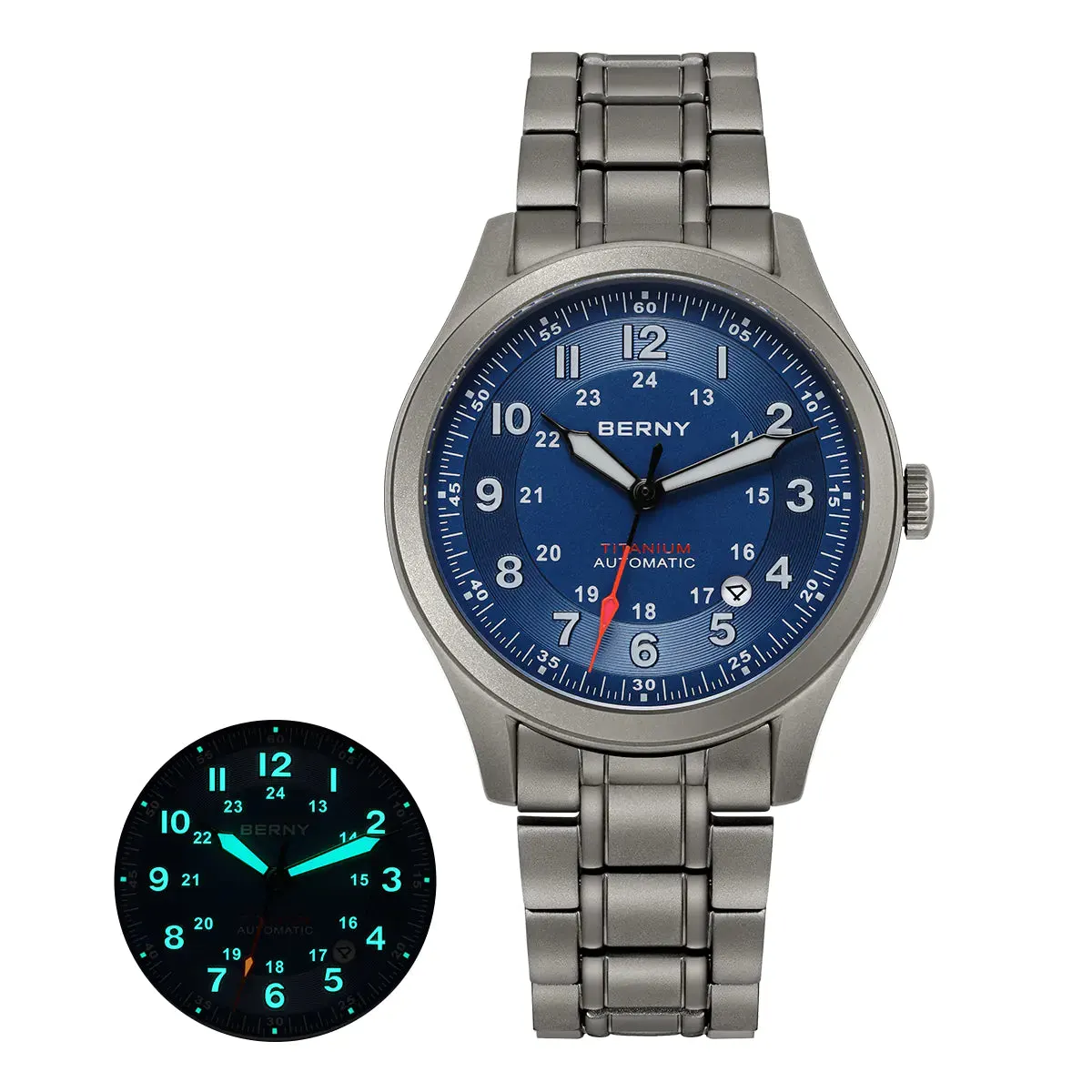 Montre Berny AMT163MS Automatique – Bleu