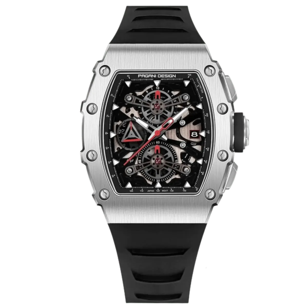 Montre Pagani Design PD-YS011 Quartz 39,5 mm – Noir / Argent