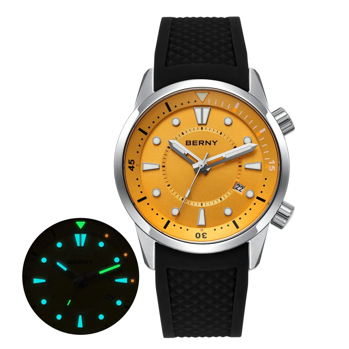 Montre Berny AM539M Automatique – Orange