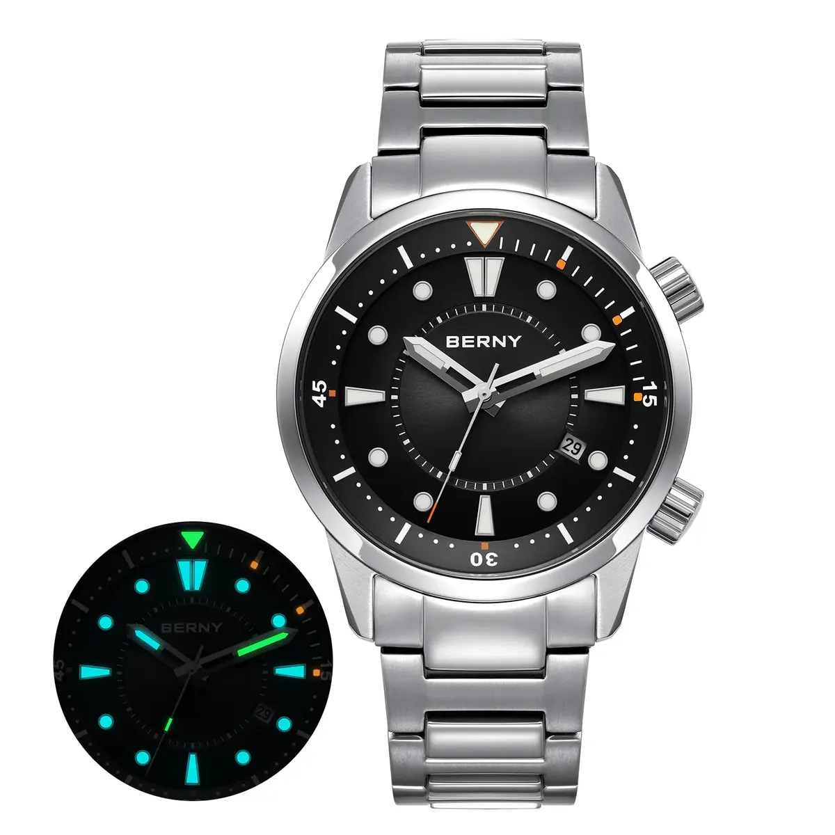 Montre Berny AM539MS Automatique – Noir