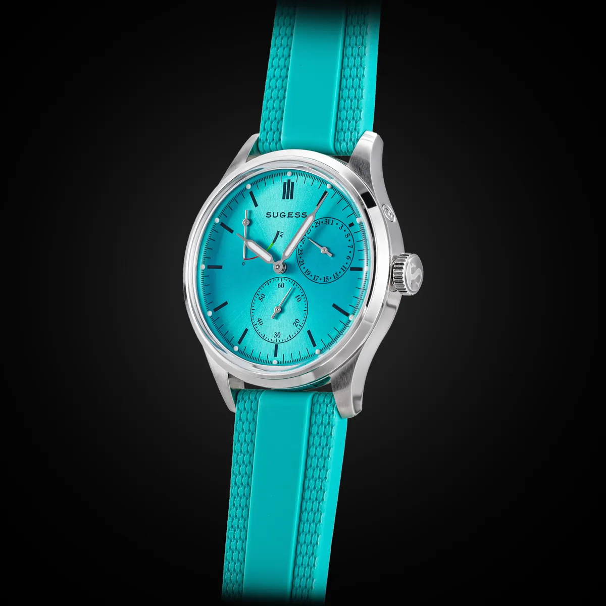 Montre Sugess S458 – Cadran bleu clair